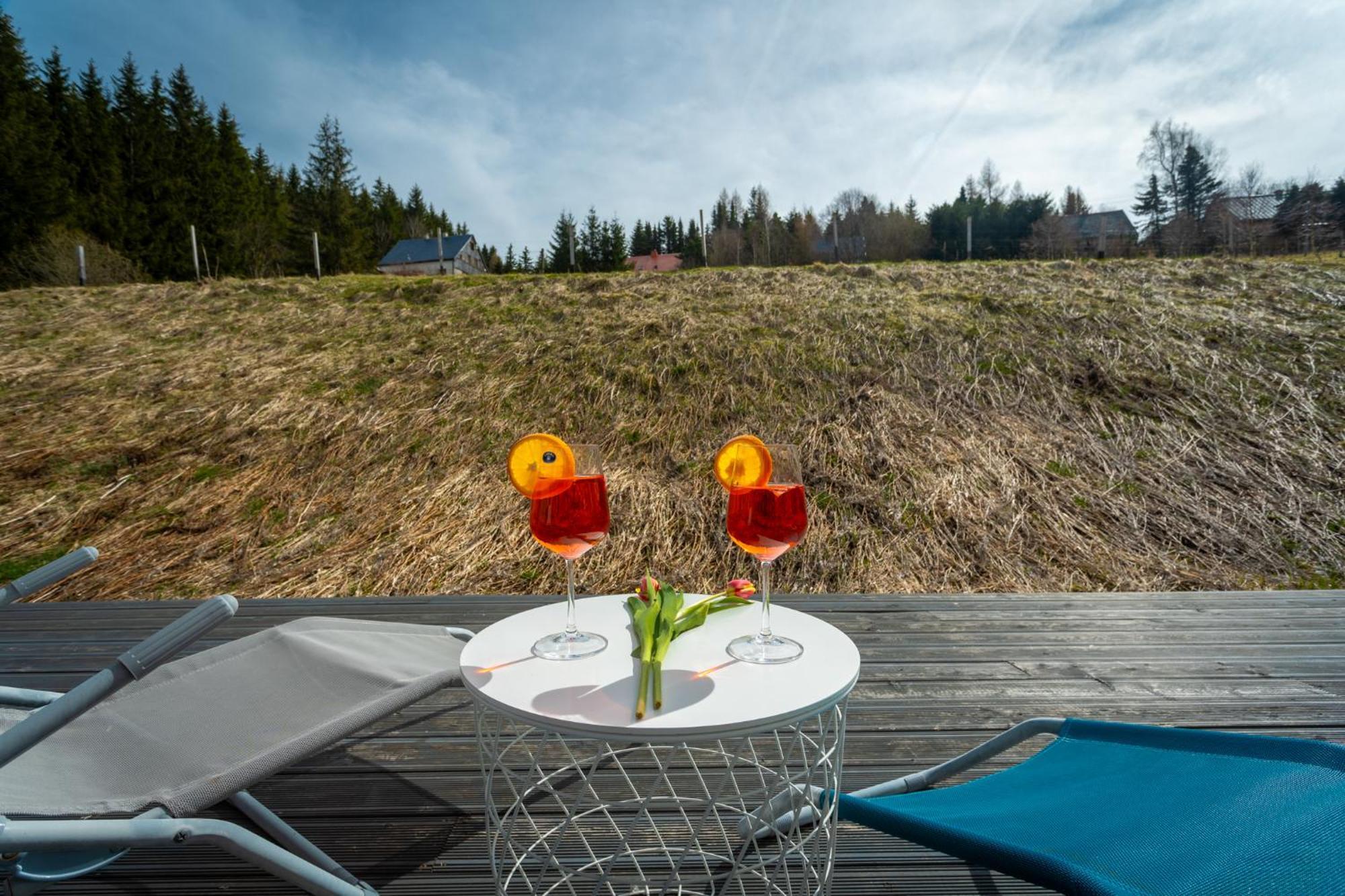 Krusnohorske Strane Appartement Loučná pod Klínovcem Buitenkant foto